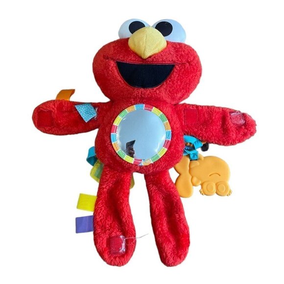 Sesame Street Elmo Travel Buddy On-The-Go Plush Take-Along Toy Stroller Carseat - Picture 1 of 6